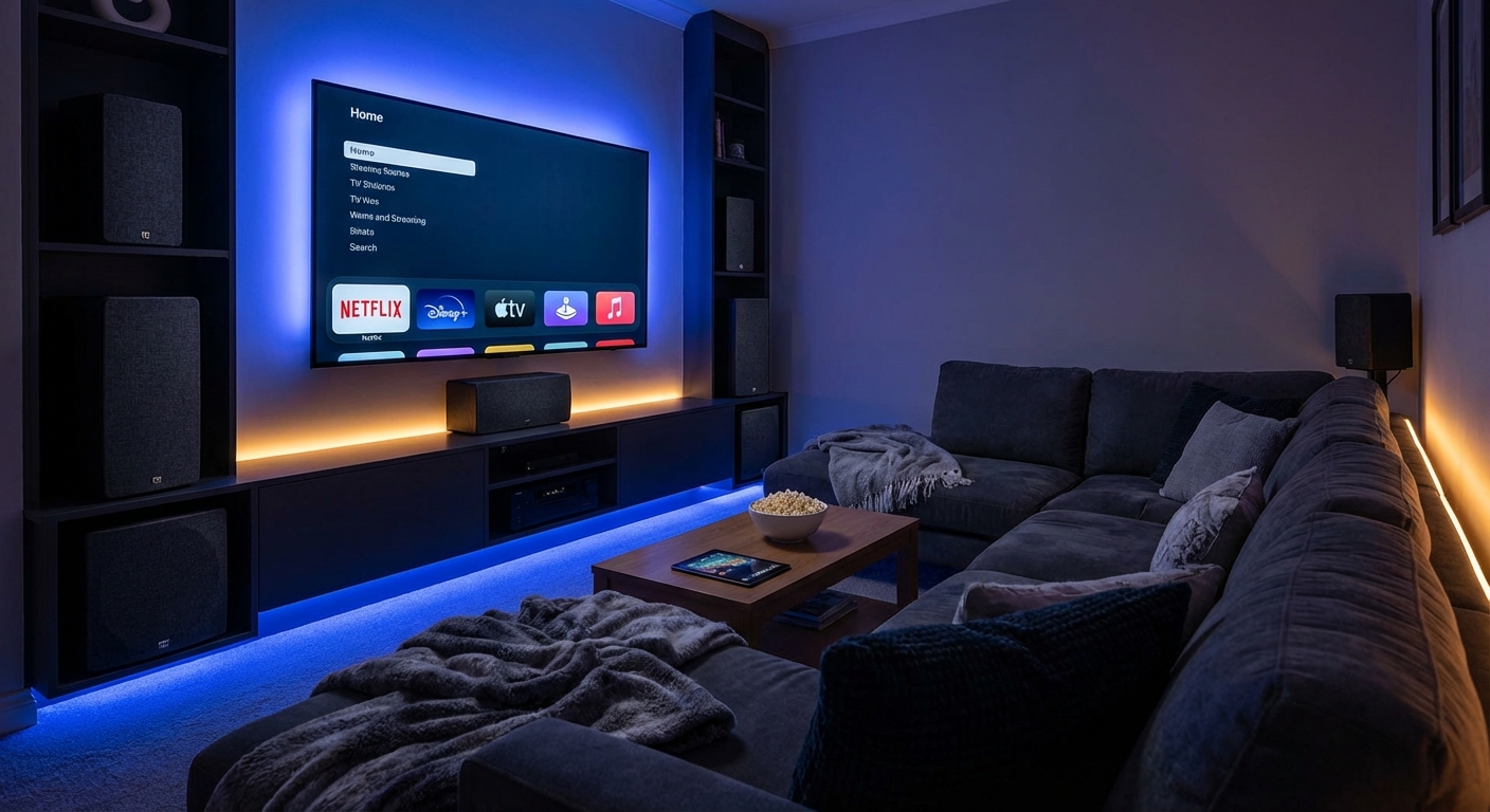 Heimkino Streaming Setup mit Dolby Atmos