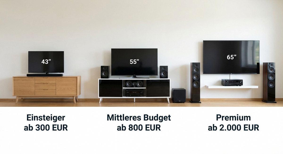 Heimkino für jedes Budget: Setups von 300 bis 3.000 Euro